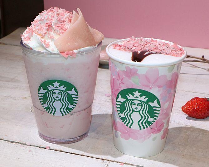 スターバックス新作フラペチーノはさくら×白玉？モチモチ食感がたまらない