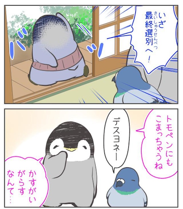 漫画 皇帝じゃなく肯定ペンギン ナニコレ珍解答に 和む 尊い の声多数 天然癒やしキャラのほっこりペンギン漫画 ウォーカープラス