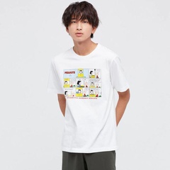 「ピーナッツ・サンデー・スペシャルズ UT グラフィックTシャツ(半袖・レギュラーフィット)」WHITE