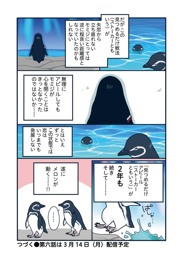男性不信ならぬペンギン不信…恋の傷は癒えるか!?「下町ペンギン物語」第五話(4/4)