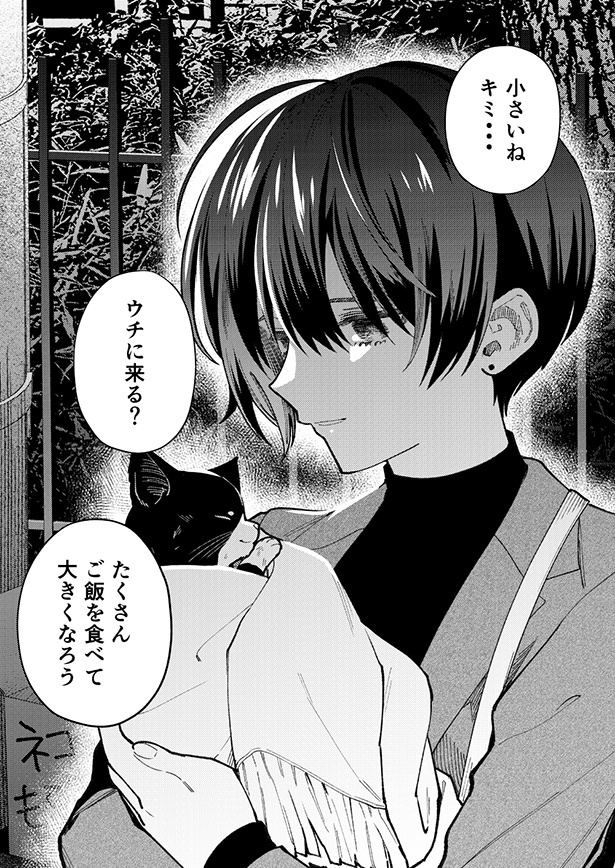 ■画像をクリックで次へ！／拾った子猫が思っていたより大きくなった_01