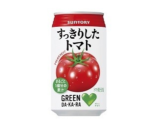 自動販売機だけで飲める！「GREEN DA・KA・RA」にトマトが新登場