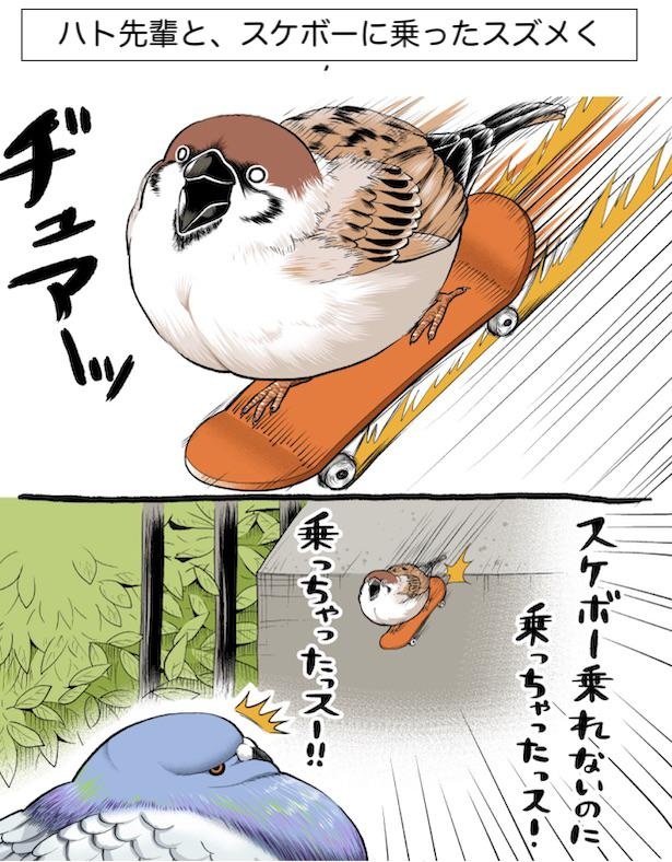 画像10 59 漫画 鳥だけにトンデモ伝説が今 始まる 純度100 で贈るバードライフに 何コレ可愛い のコメント続々 ウォーカープラス