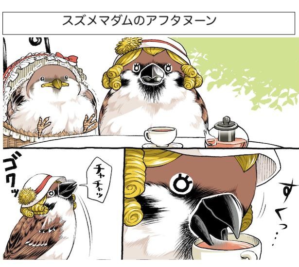 スズメマダムのアフタヌーン1