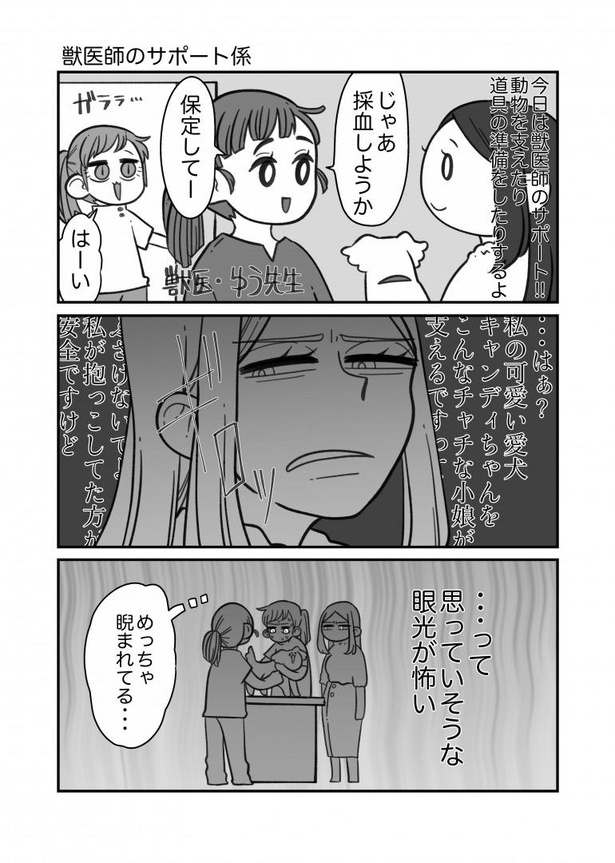 獣医師のサポート係