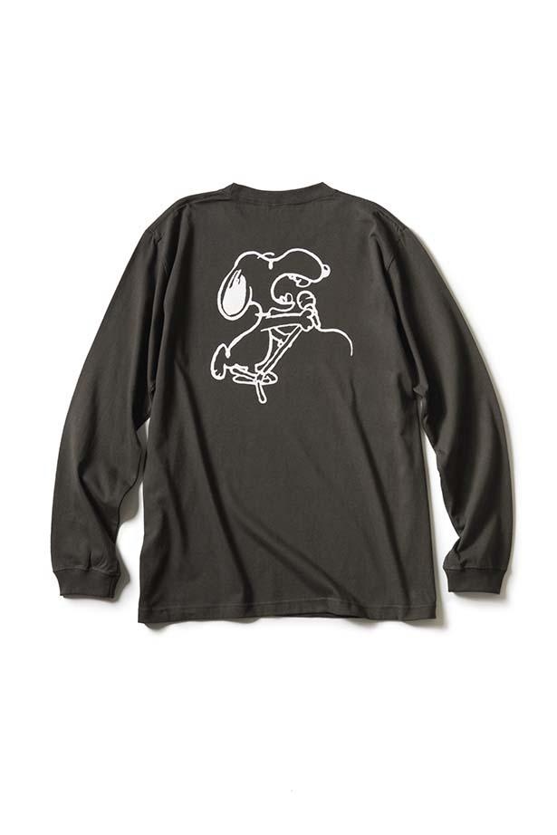 「LONG SLEEVE T」ディープブラック
