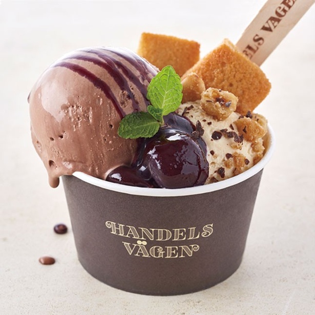 京都の人気店ハンデルスベーゲンのサンデー(740円)～