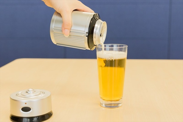 ビールもシルキーフォーマーもよく冷やし、グラスにそっと注ぐのがポイント