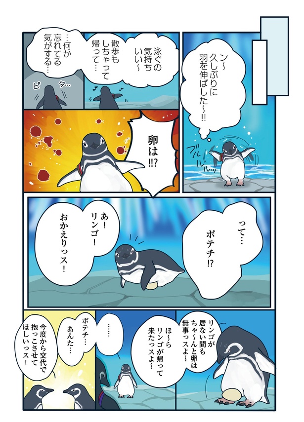 妊婦ペンギンの奮闘「下町ペンギン物語」第八話(3/4）