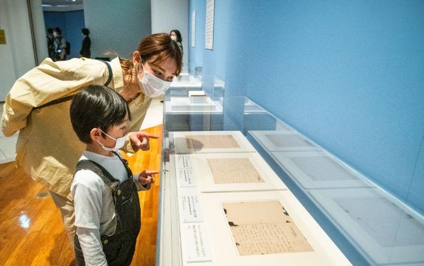 貴重な直筆の書簡にも感激