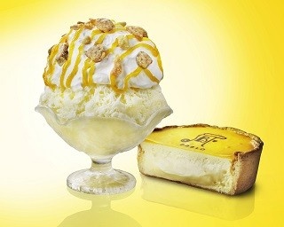 パブロプレミアムカフェに「チーズタルトかき氷」が登場！