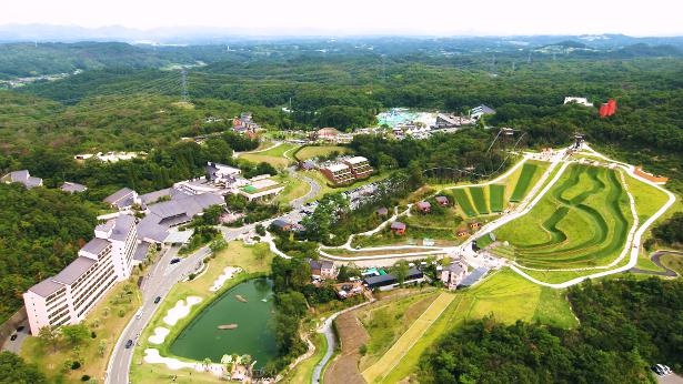 広々とした敷地のネスタリゾート神戸