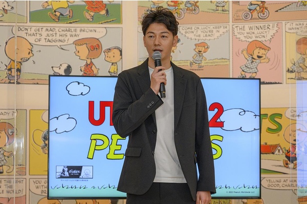 プレゼンターを務めた、ユニクロ グローバルマーケティング部の古川純平さん