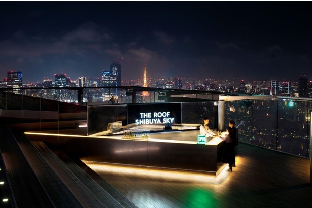 ルーフトップバー「THE ROOF SHIBUYA SKY(ザ・ルーフ 渋谷スカイ)」が期間限定でオープン！