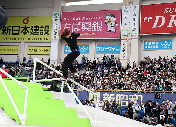 【写真】新技を連発した堀米雄斗選手