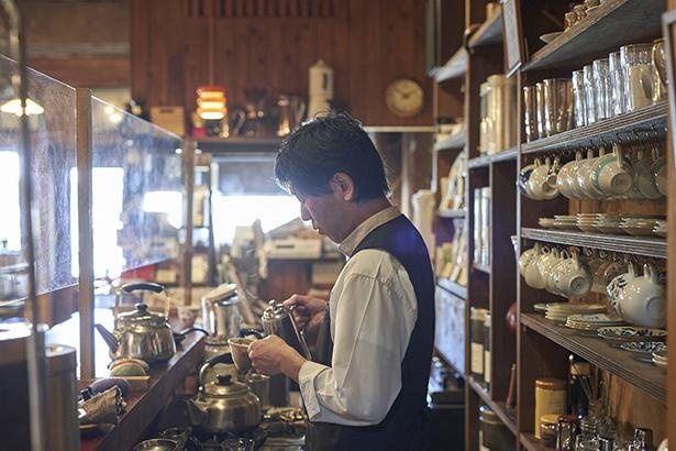 「知らず知らずのうちに、店の空間が珈琲美美に似てきたかも」と村上さん