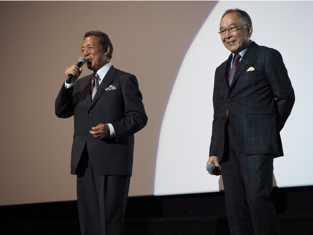 同級生役を演じた小林稔侍と橋爪功