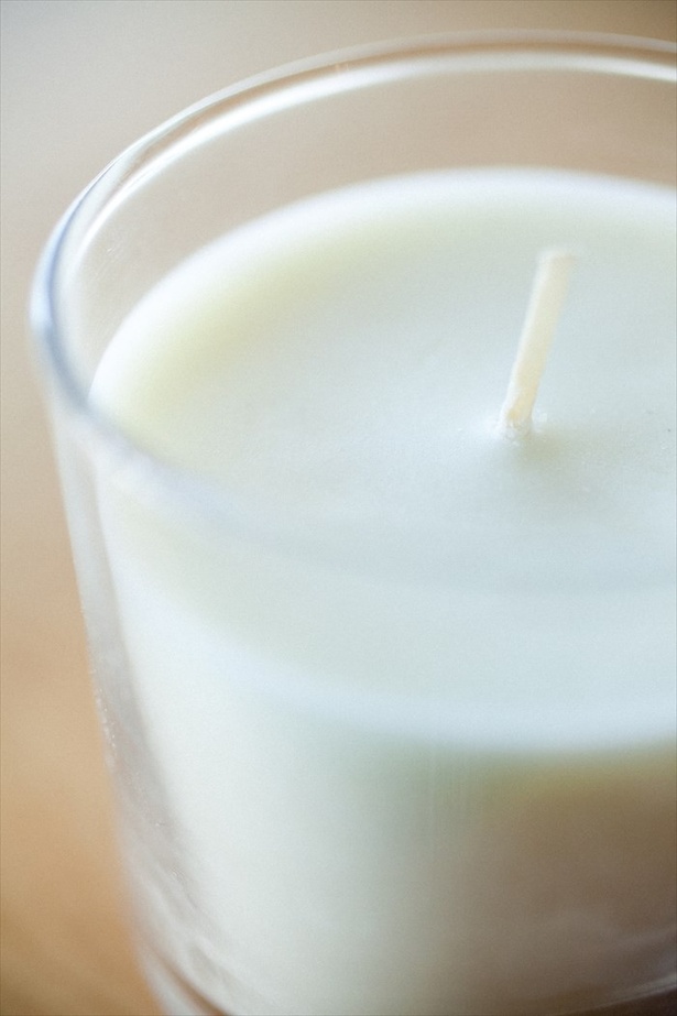 燃焼時間約24時間の「GLASS CANDLE」