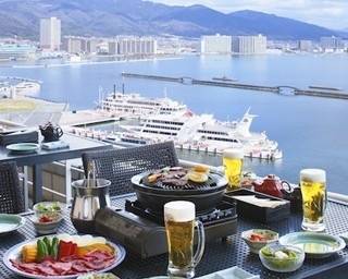 琵琶湖と比叡山が目の前に！琵琶湖ホテルの絶景BBQが贅沢すぎ！