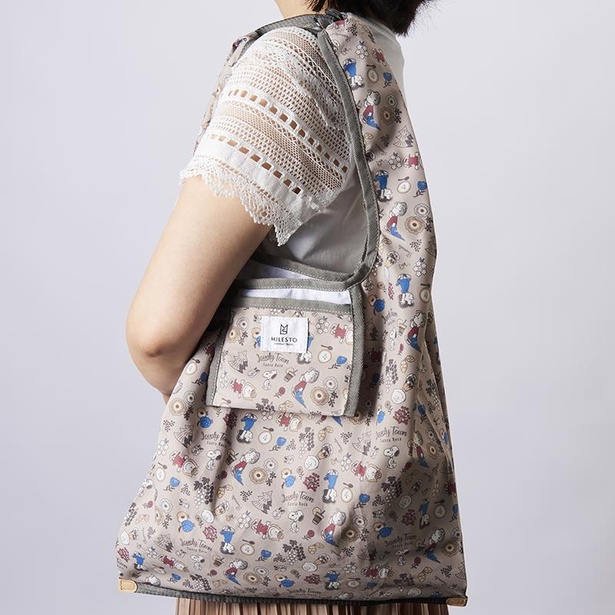 肩掛けできると、重い荷物の持ち運びがラク！