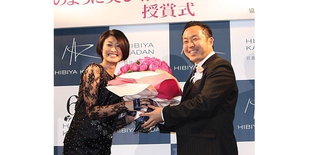 花束の贈呈