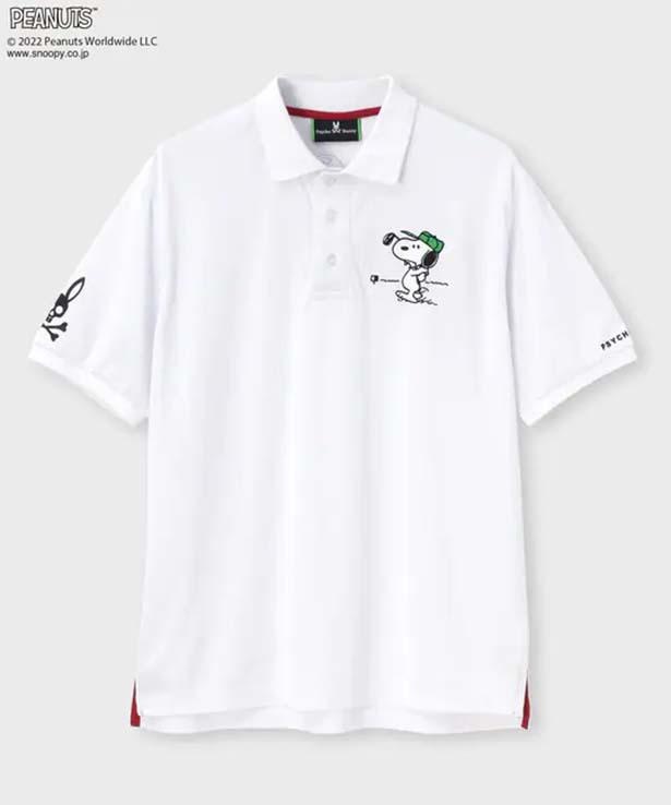 「PEANUTS×Psycho Bunny 刺繍 ポロシャツ」(1万8700円)