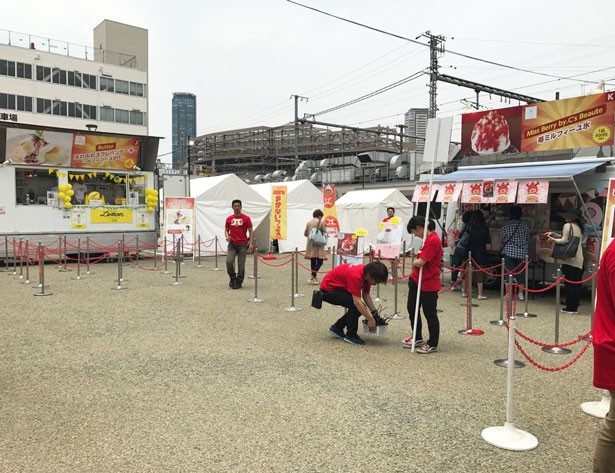 今回のイベントでは「ふわふわスフレパンケーキ」と「苺ミルフィーユ氷」の2品がスイーツとして出品