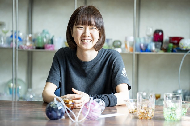 入社4年目と、職人の中では最も若手の小笠原若菜さん
