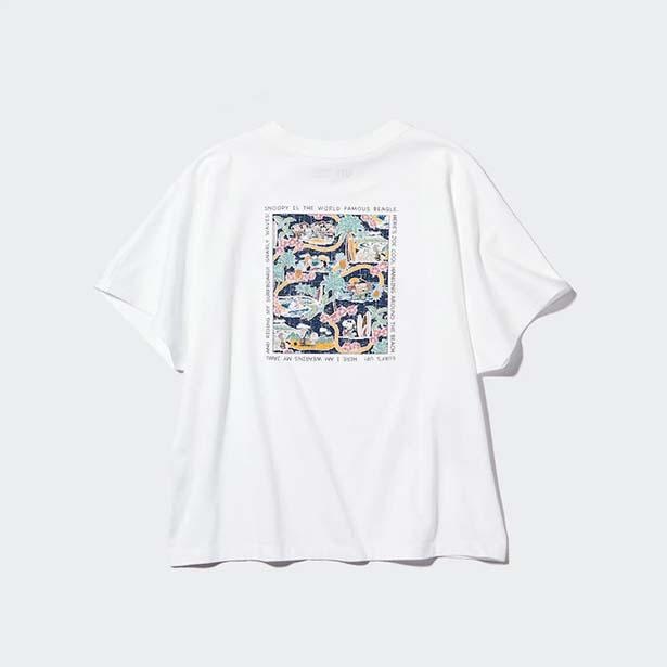 「グラフィックTシャツ WHITE」裏面デザイン