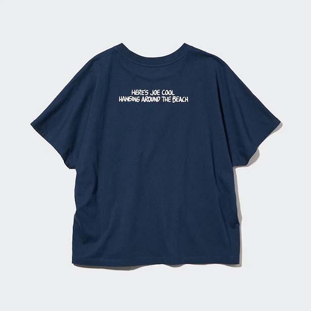 「グラフィックTシャツ NAVY」裏面デザイン