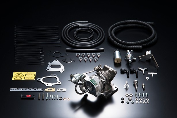 【写真を見る】100馬力オーバーが狙えるHKSのGT100R Package