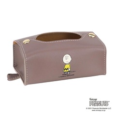 「tente PEANUTS ポケットティッシュ ケース CHARLIE BROWN」