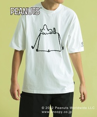 「『PEANUTS(ピーナッツ)』オリジナルプリント USAコットンTシャツ C」(4900円)