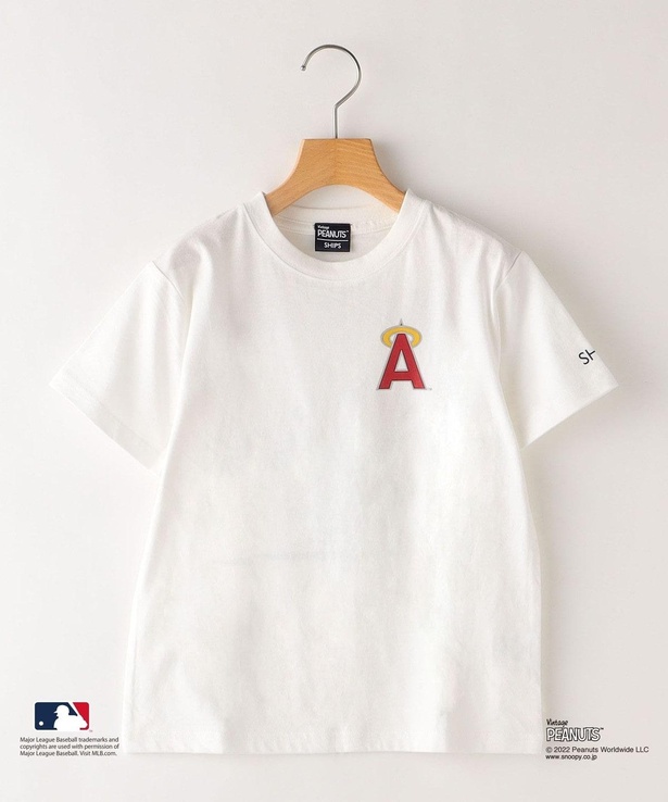 ロサンゼルス・エンゼルスのホワイト「SHIPS KIDS:スヌーピー×MLB TEE」(6050円)