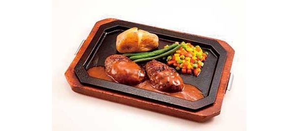 「ゴールドラッシュ ハンバーグ」（150g900円・ライスorパン、1ドリンク付き/GOLD RU＄H）