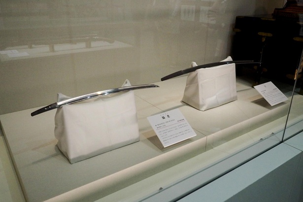堺市で1505年に作られた刀。500年前のものとは思えないほど、きれいな状態で保存されている