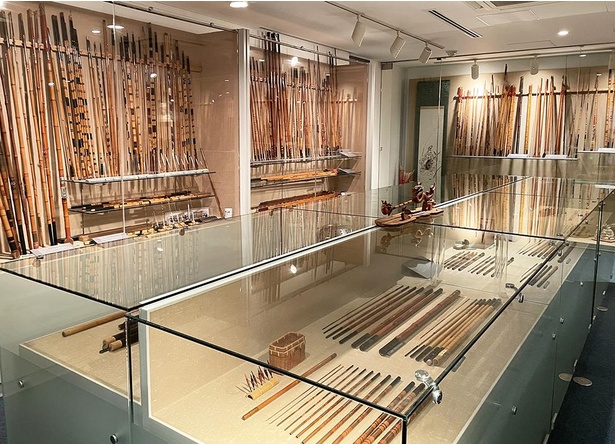 日本の釣り文化の歴史を感じさせる和竿の名工の技を見ることができる