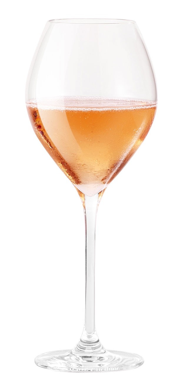 「ヴーヴ・クリコ ローズラベル」(グラス1杯1500円)