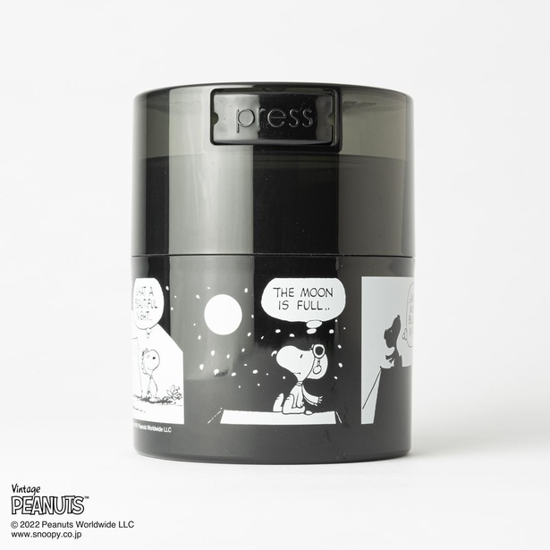 「PEANUTS Tightvac コンテナ 0.29L クリアブラック (ナイト)」(2640円)