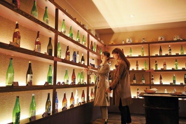 「新潟地酒 premium SAKE 蔵」では、600円で好きな日本酒3杯の試飲が可能