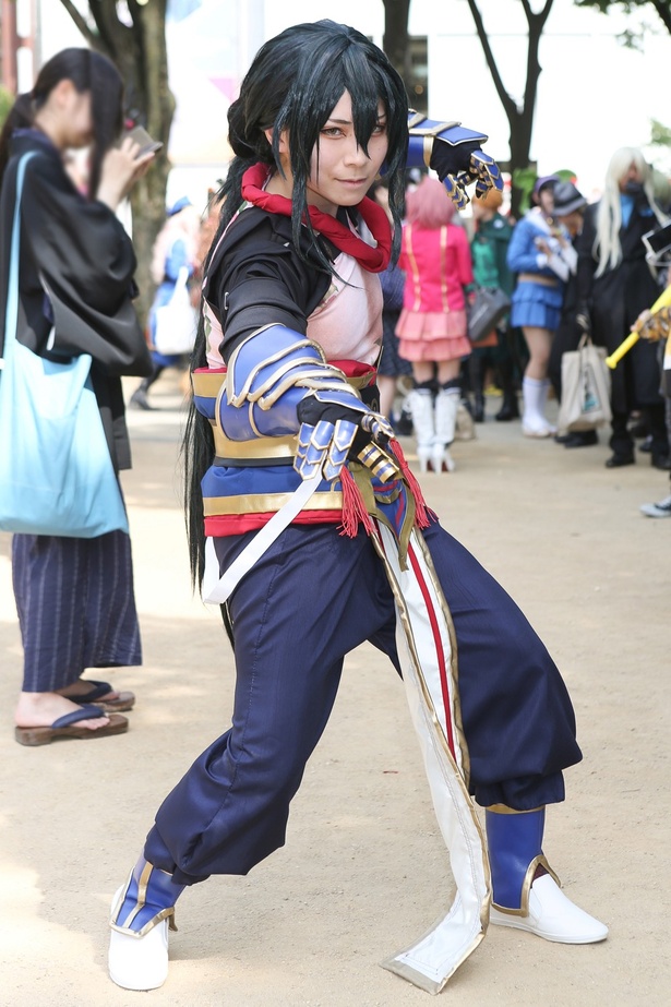 「Fate/Grand Order」の新宿のアサシンに扮したひぐちさん
