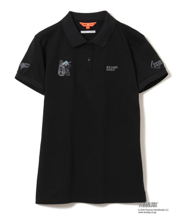 【BEAMS GOLF】スヌーピーコラボ モックネックTシャツ BEAMS GOLF】スヌーピーコラボ モックネックTシャツ