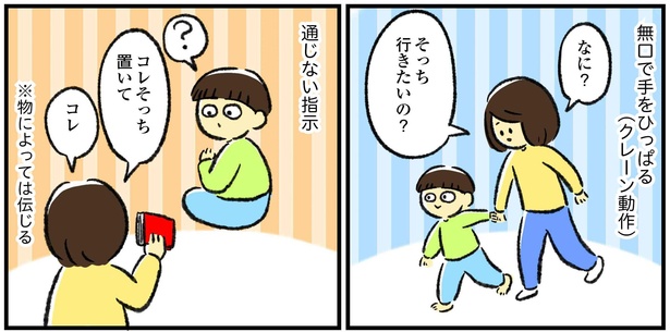 (おさらい)「発語が出る前の行動」2