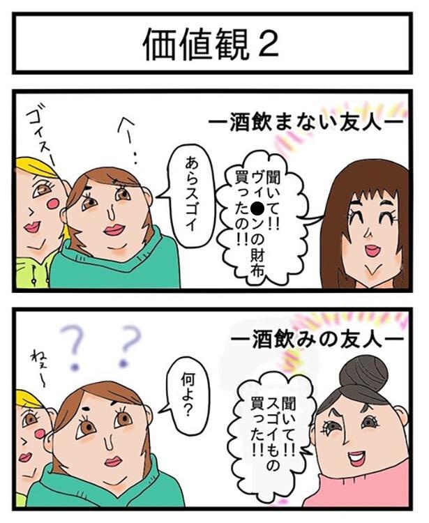 酒飲みの場合、高級ブランド自慢は適当にスルー。だけど酒飲みの友人の自慢は無視できない⁉