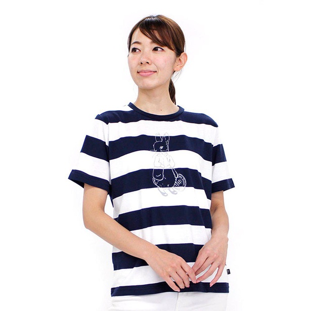 「ボーダーTシャツ(ネイビー)L」(1650円)