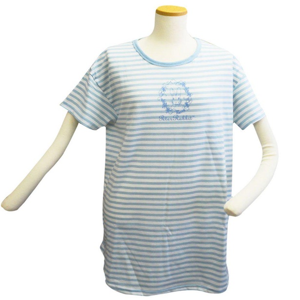 「ボーダーBIG Tシャツ(サックス)L」(2640円)