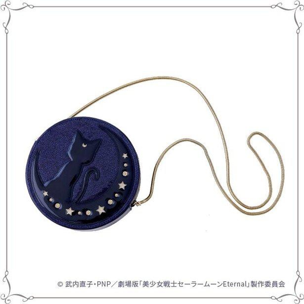 ルナや星モチーフを一つひとつ職人が縫い合わせた「ポシェット」(6600円)