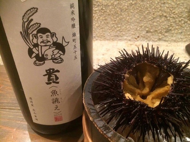 「北紫雲丹」と日本酒のマリアージュア