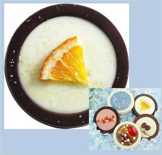ベルアメールの｢サマーパレショコラ オレンジフロート｣(1個、280円) 
