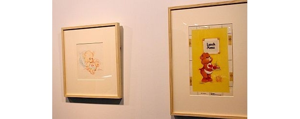 展示会には原画も
